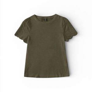 SHEIN Eyelet Sleeve Top NWT